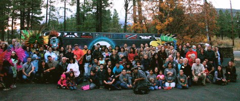 Group shot at the conclusion of the 2014 Celebraciones de la Gente on Sunday, Oct. 26. ©2014 AmigosNAZ.com